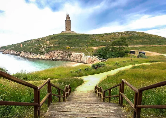 Apartament Sakura Homes Torre De Hercules 7 Plazas A Coruña